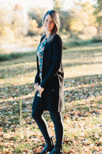 Charger l'image dans la galerie, Veste longue - Noir FT
