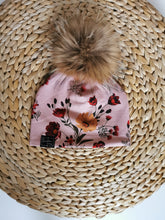Charger l'image dans la galerie, Tuque fleurie en coton - SUR COMMANDE