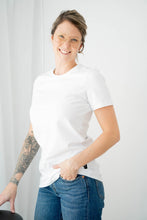 Charger l'image dans la galerie, T-shirt tunic courte - Blanc