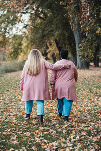 Veste longue - Rose FT