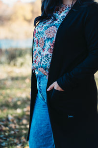 Veste longue - Noir FT