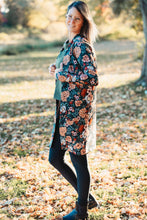 Charger l&#39;image dans la galerie, Veste longue - Mélodie d&#39;automne noir