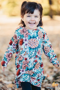 Tunique enfant - Mélodie d'automne beige