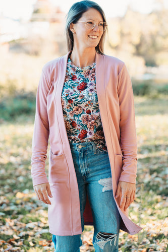 Veste longue - Rose FT