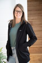 Charger l'image dans la galerie, Veste à zip courte - Signature Noir