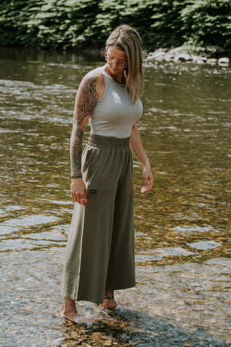 Camisole femme - Rib brume grise