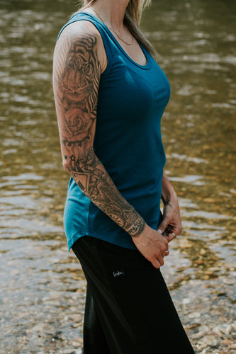 Camisole femme - Pétrole