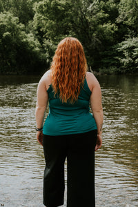 Camisole femme - Rib émeraude