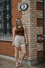 Charger l'image dans la galerie, Camisole femme - Rib brun