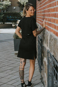 Robe à poche nomade - Noir