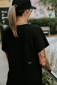 Robe à poche nomade - Noir