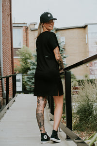 Robe à poche nomade - Noir