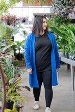 Charger l'image dans la galerie, Veste longue - Bleu Azur bambou ouaté