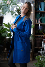 Charger l'image dans la galerie, Veste longue - Bleu Azur bambou ouaté