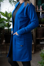 Charger l'image dans la galerie, Veste longue - Bleu Azur bambou ouaté