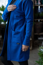 Charger l'image dans la galerie, Veste longue - Bleu Azur bambou ouaté