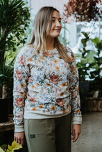 Charger l&#39;image dans la galerie, Crewneck femme - Fleuri latté