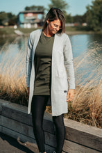 Charger l&#39;image dans la galerie, T-shirt tunic courte - Dark kaki