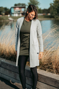 T-shirt tunic courte - Dark kaki