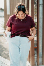 Charger l&#39;image dans la galerie, T-shirt basic - Bordeaux
