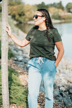 Charger l&#39;image dans la galerie, T-shirt basic - Dark kaki