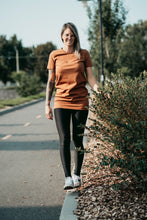 Charger l&#39;image dans la galerie, T-shirt tunic courte - Caramel