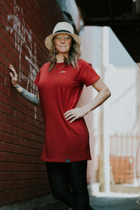 Tunique oversize - Rouge