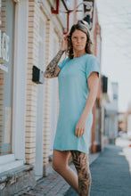 Charger l&#39;image dans la galerie, Robe oversize femme - Brise bleu