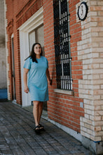 Charger l&#39;image dans la galerie, Robe oversize femme - Brise bleu