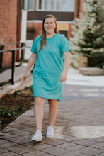 Charger l&#39;image dans la galerie, Robe oversize femme - Turquoise