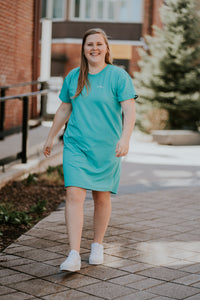 Robe oversize femme - Turquoise