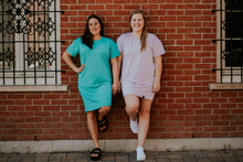 Charger l&#39;image dans la galerie, Robe oversize femme - Turquoise