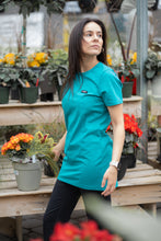 Charger l'image dans la galerie, T-shirt tunic courte - Aqua