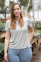 Charger l'image dans la galerie, T-shirt basic - Rib gris marbré