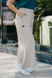 Pantalon long évasé - Avoine