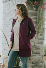Charger l&#39;image dans la galerie, Veste à zip - Signature Sangria