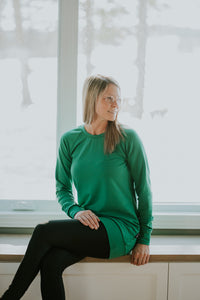Tunique french terry bambou - Vert